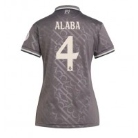 Camisa de time de futebol Real Madrid David Alaba #4 Replicas 3º Equipamento Feminina 2024-25 Manga Curta